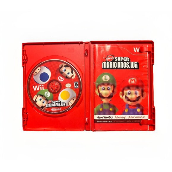 Nintendo Super Mario Bros. (Wii, 2009) With Manual Tested - Picture 3 of 4
